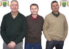 Mens 100% Wool Jumper Golf