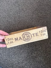 SMALL VINTAGE MARMITE WOODEN ADVERTISING BOX PACKING CRATE