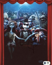 Tim Burton Signed 10x8