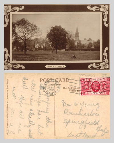 Vintage postcard dunstall - postcard,
