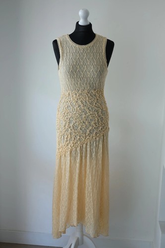 Zara pastel yellow gathered