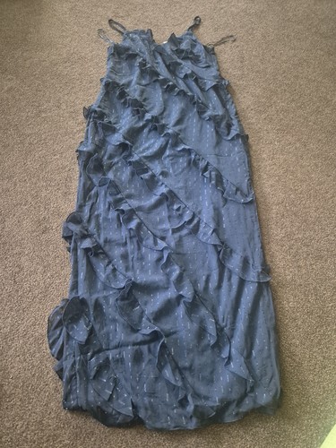 Metallic chiffon frill - chiffon,