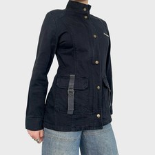 Roberto Cavalli Black Zip-Up