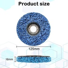 6pcs 115/125mm Poly Strip Wheel Discs Paint Rust Remove Abrasive Angle Grinder