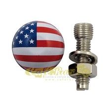 USA FLAG License Plate Screws