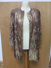vintage Diane Freis gold silk