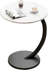 Round Side Table with Steel