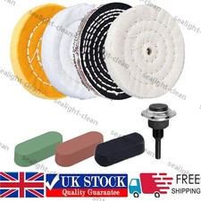 8Pcs Set Polishing Buffing Pads Mop Wheel Buffer Pad Drill Kit for Car Polisher