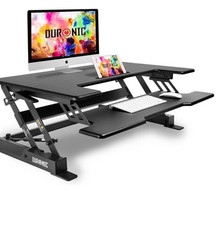 Duronic Sit-Stand Desk DM05D16 | Height Adjustable Office Workstation | 64x45.5c