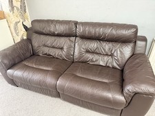 Leather Recliner Sofa Set