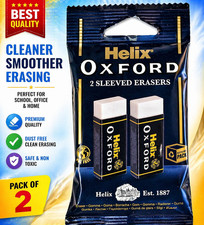 Helix Oxford Erasers 2 Pack