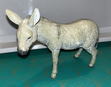 DONKEY Large Solid Vintage Toy Figure by AAA Christmas displays farm toy 