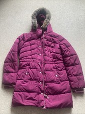 Joules girls quilted hooded - joules, girls'