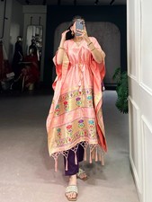 Indian Paithani Kaftan Pure