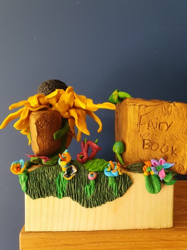 Handmade sunflower fairy - handmade,