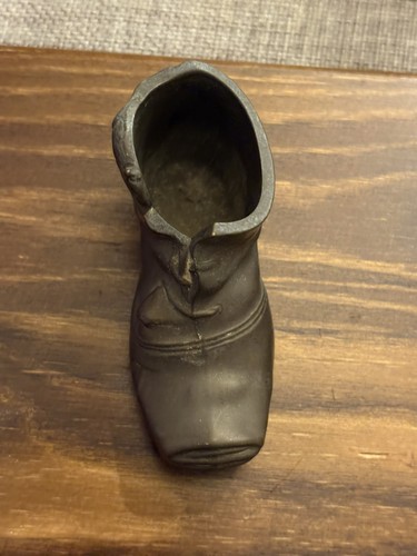 Vintage solid brass - brass, boot