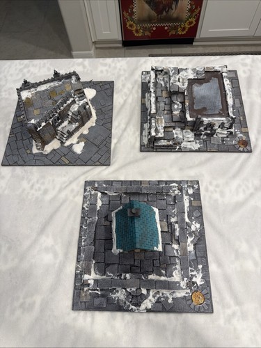 Town winter wargames scenery - winter,