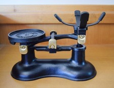Vintage Boots Nottingham Cast Iron Kitchen Balanced Scales - no pan or weights