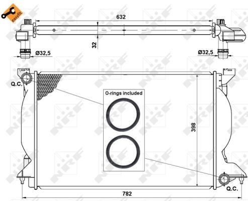 Nrf radiator for - for, /