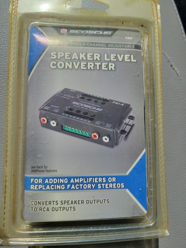 Scoche speaker level - speaker, converter