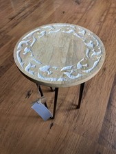 Wooden Base Table Plant Stand