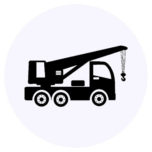 Mobile crane truck - x,