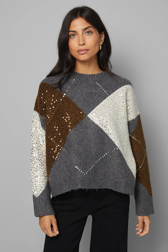 Wallis grey jumper womens - grey,