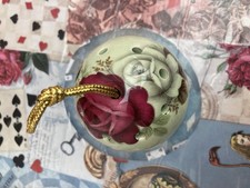 Vintage Ceramic Pomander Ye Olde Roses