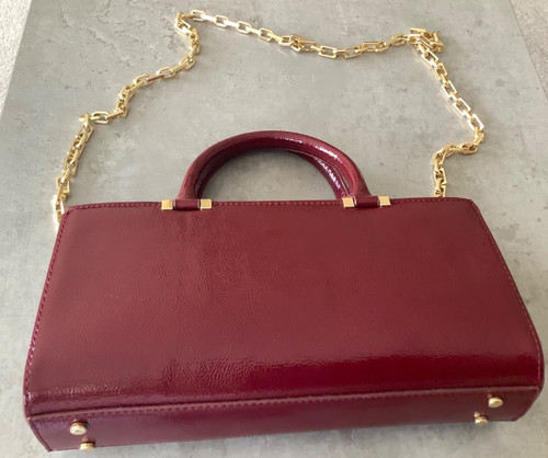 Zara bag faux patent leather