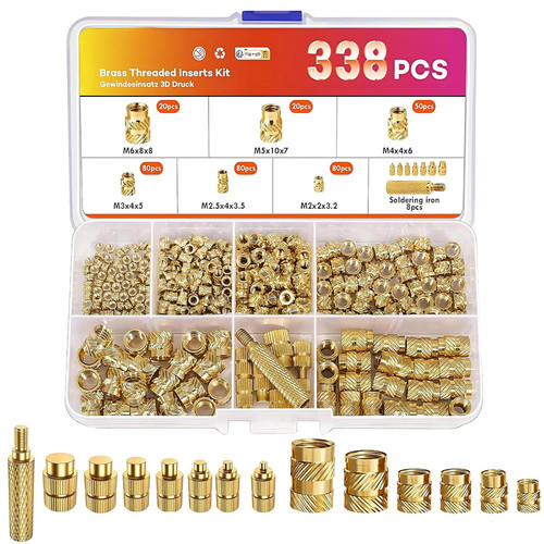338 pcs threaded inserts for - pcs,