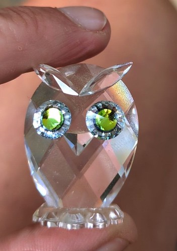 Swarovski crystal small owl - swarovski,