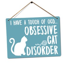 Metal Wall Sign - Obsessive