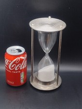 Vintage Large Hour Glass Kitchen Timer Metal Frame Ref#8 13