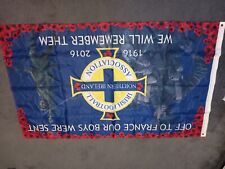 Northern Ireland Irish Football Poppy Flag
