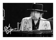 Bob Dylan Signed A4 Autograph Photo Print