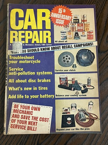 Vintage 1969 car repair - vintage,