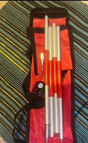Mini prism poles - prism, set