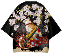 Cat  Japanese Kimono Yukata