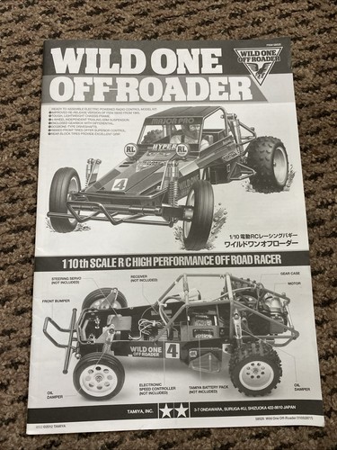 Tamiya wild one manual - wild, re