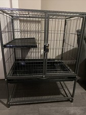 Small Animal Cage Compatible with Rat, Ferret, Chinchilla, Bird