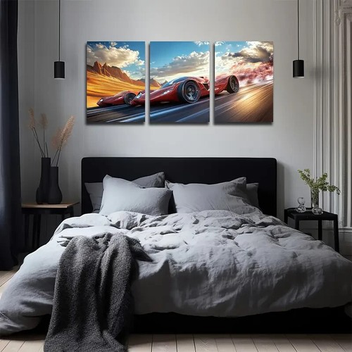 3pcs minimalist red sports - sports, car