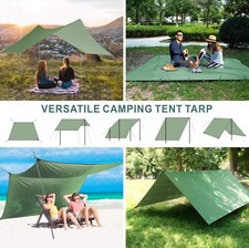 3x 3M Tent Tarp Rain Fly Cover Camping Hammock Waterproof Shelter Lightweight