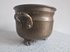 Vintage Small Brass Footed