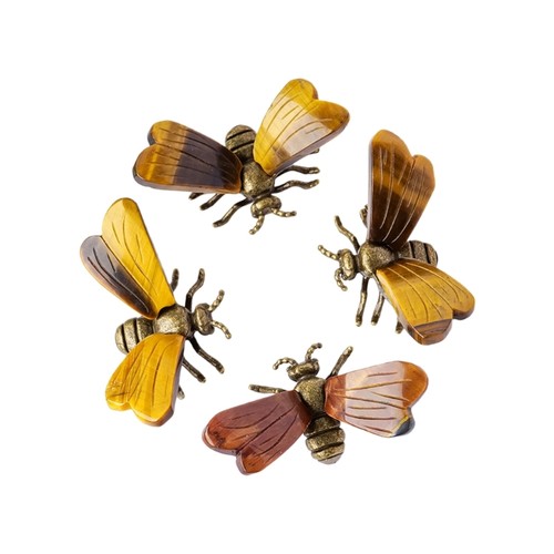 Natural crystal bees - natural,