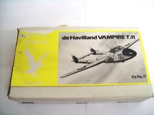 Merlin Models, 1:72 de Havilland VAMPIRE T.11, No.17. new, plastic + white metal