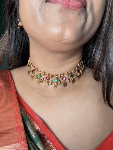 Beautiful multi colored choker - beautiful,