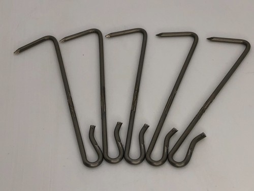 Slate hooks 100mm - 100mm, silver