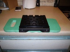 audi a4 09 rear seat backrest, armrest cupholder.