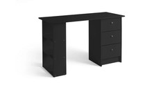 Black 3 Drawer Home Office