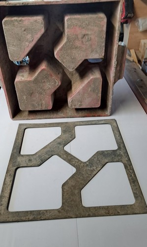 Vintage concrete block making - vintage,